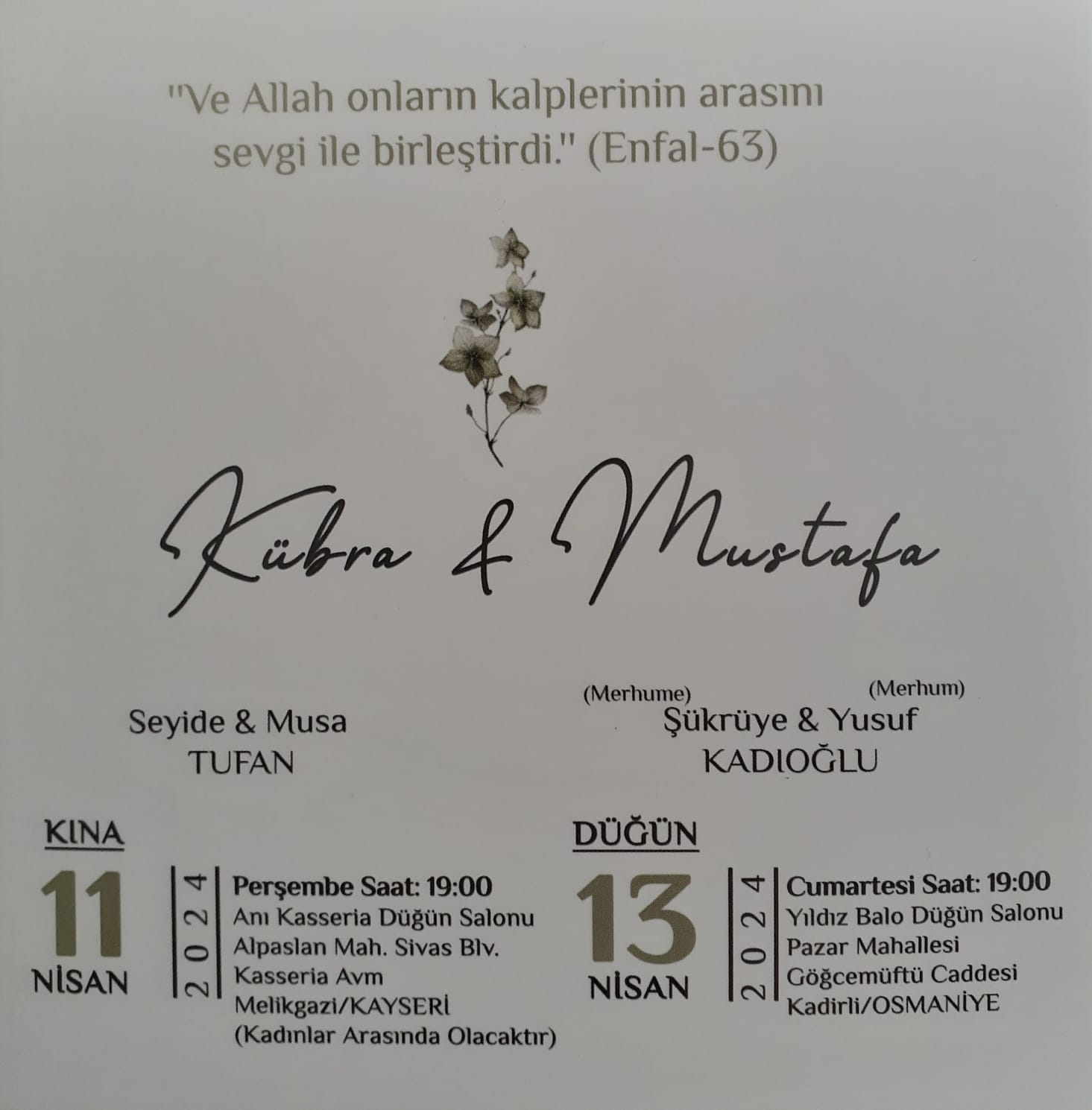 Mustafa Kadıoğlunun Mutlu Günü