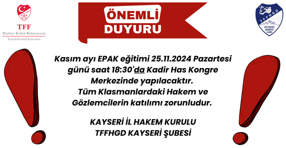 Epak Eğitimi