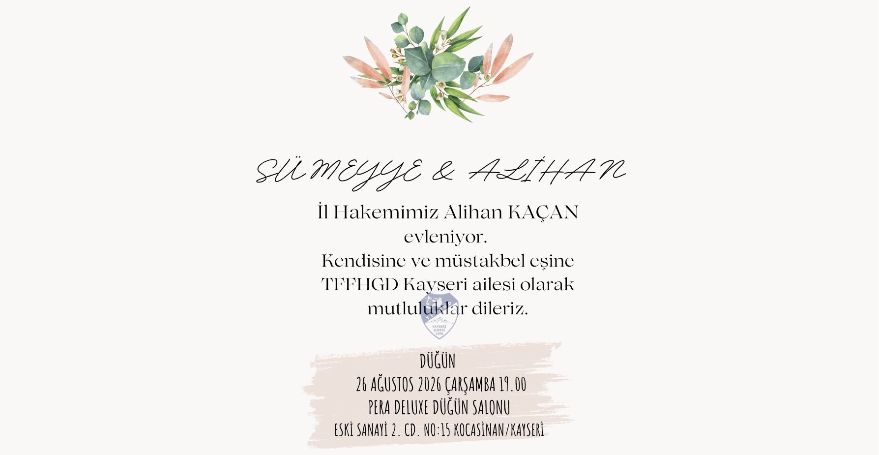 Alihan KAÇAN'ın mutlu günü